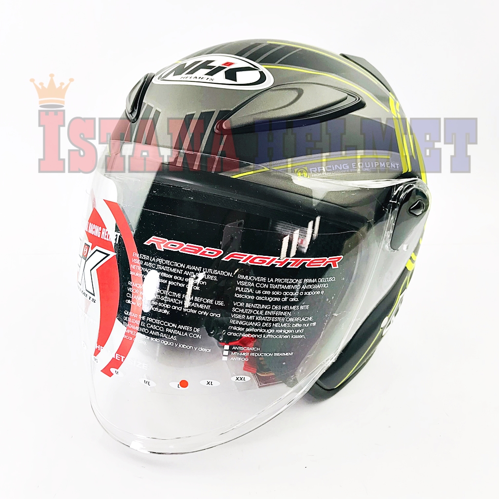 Harga helm nhk half hot sale face